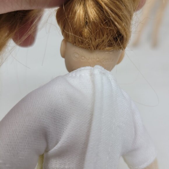 Vintage Only Hearts Club Soft Body Poseable Doll Lot Of 2 9" Blonde Red Head - Picture 3 of 4